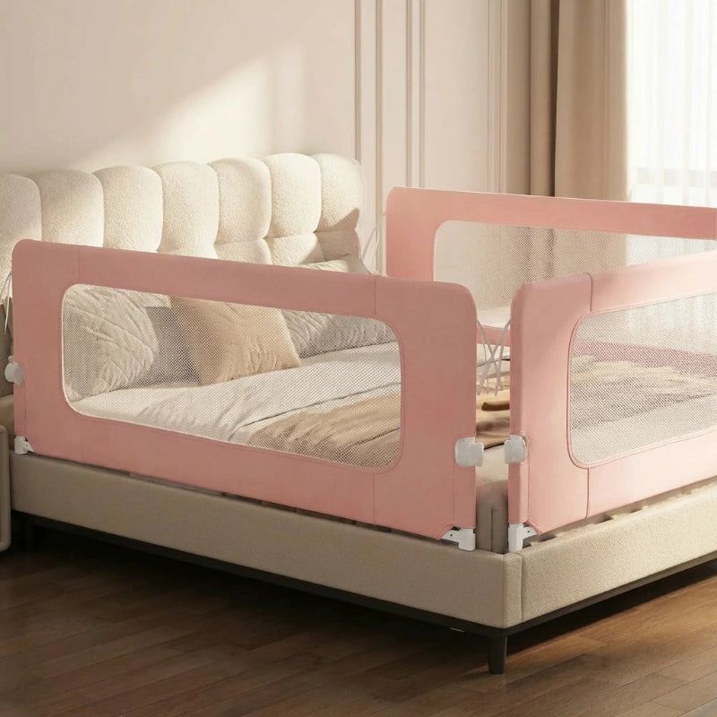 Barriere de protection matelas pour bebe rose