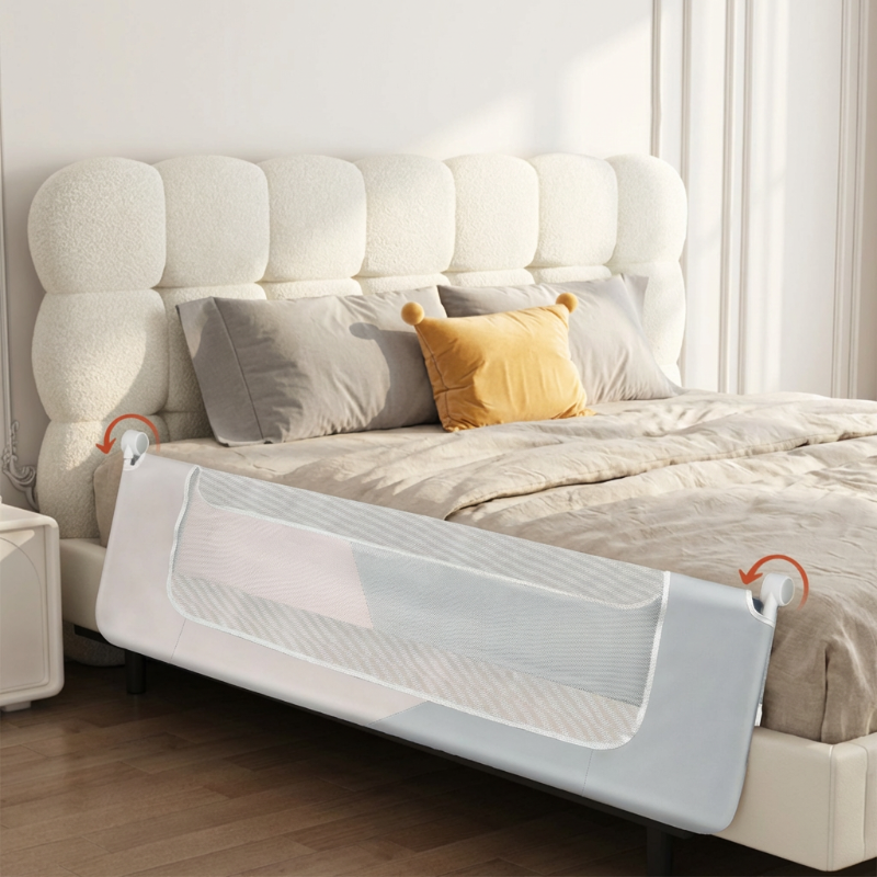 Barriere de protection matelas pour bebe pliable