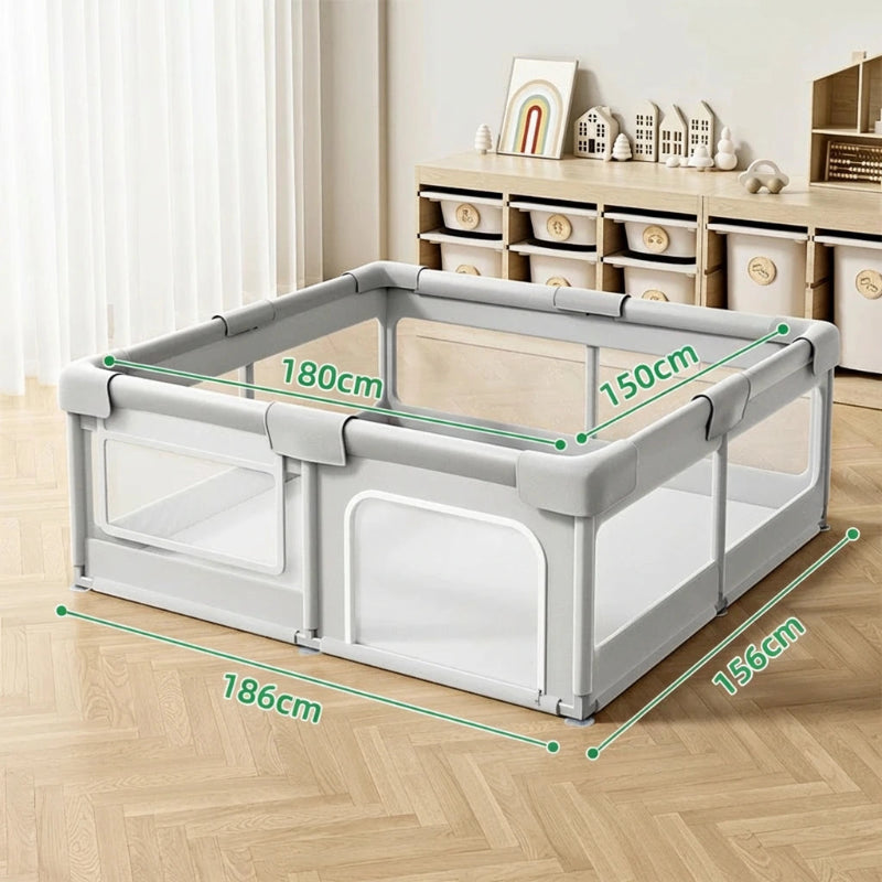 Grand parc pour bebe en tissu 180x150
