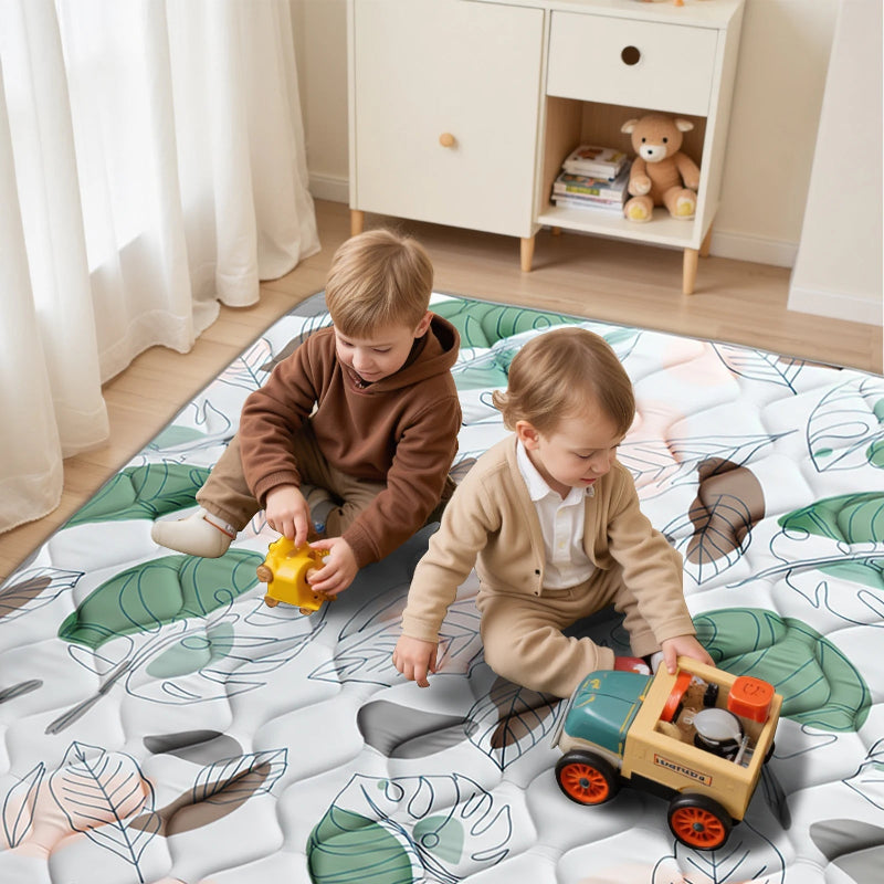 Des enfants sur le Matelas pour parc bebe epais