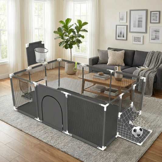 Parc pour bebe attractive en tissu