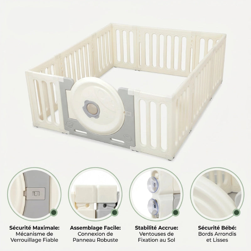 Les avantages du parc bébé beige